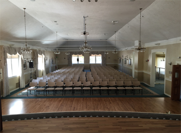 Large Seting Area in front of stage construction Project